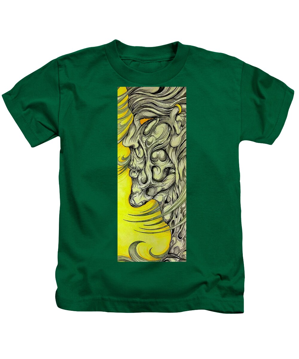 Yellow Eye Neck - Kids T-Shirt