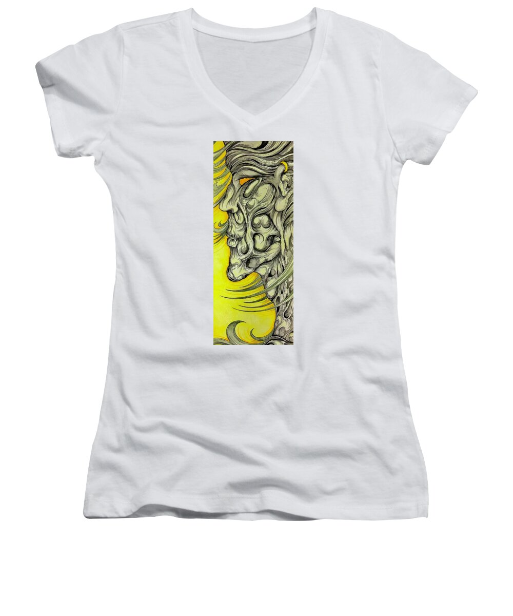 Yellow Eye Neck - Women's V-Neck