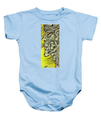 Yellow Eye Neck - Baby Onesie