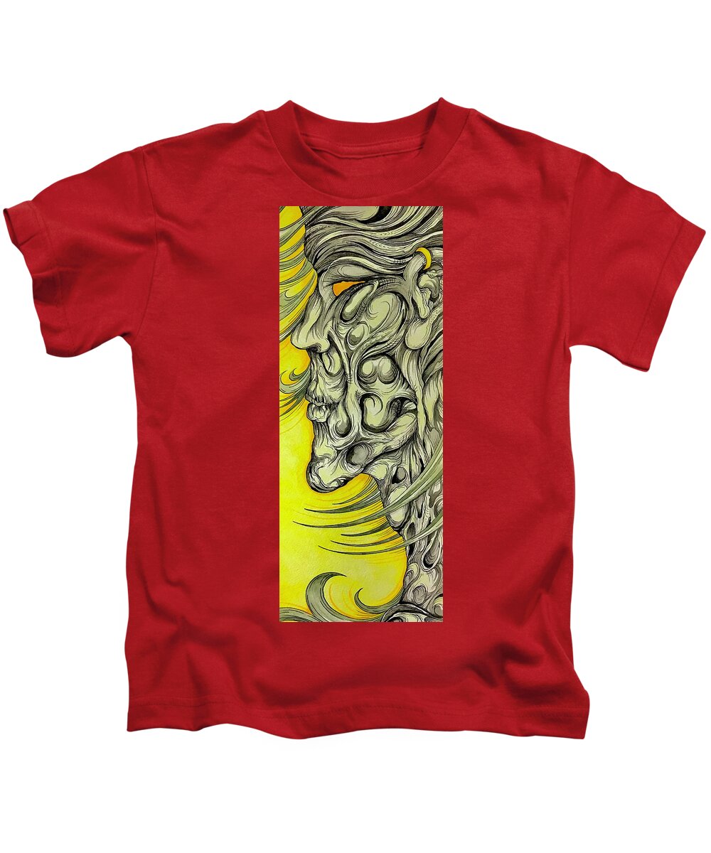 Yellow Eye Neck - Kids T-Shirt