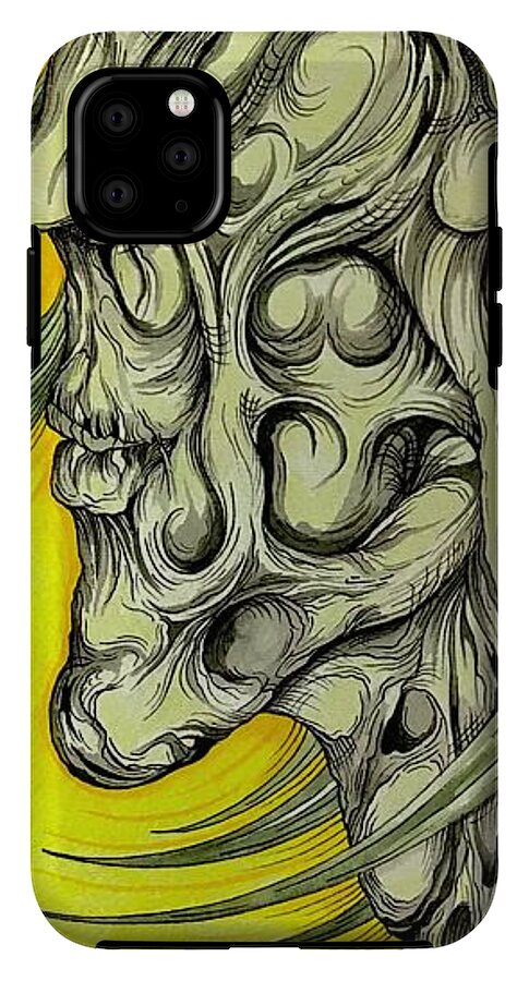 Yellow Eye Neck - Phone Case