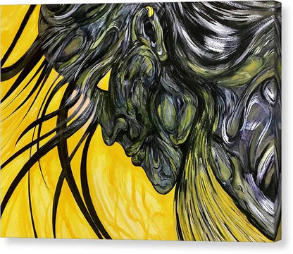 Yellow Eye2 - Canvas Print