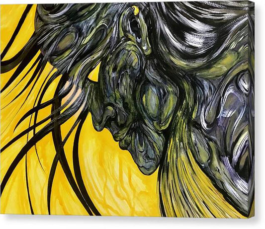 Yellow Eye2 - Canvas Print