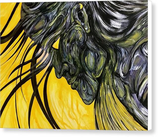 Yellow Eye2 - Canvas Print