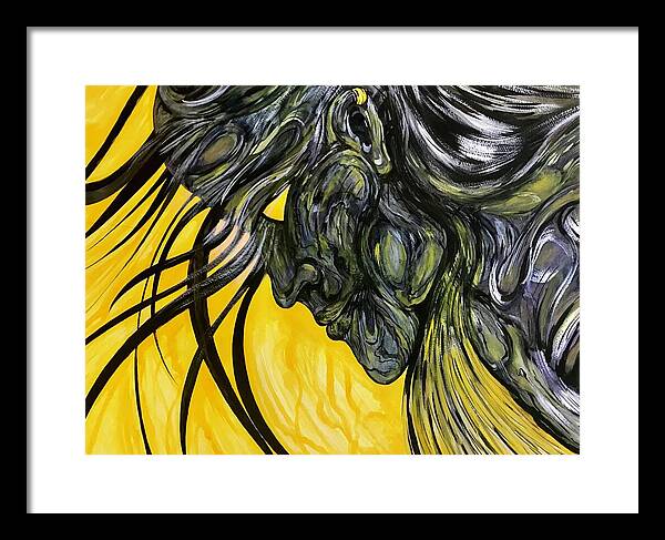 Yellow Eye2 - Framed Print