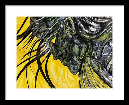 Yellow Eye2 - Framed Print