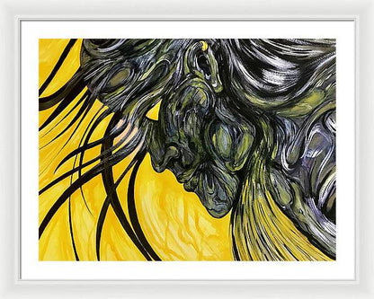Yellow Eye2 - Framed Print