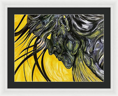 Yellow Eye2 - Framed Print