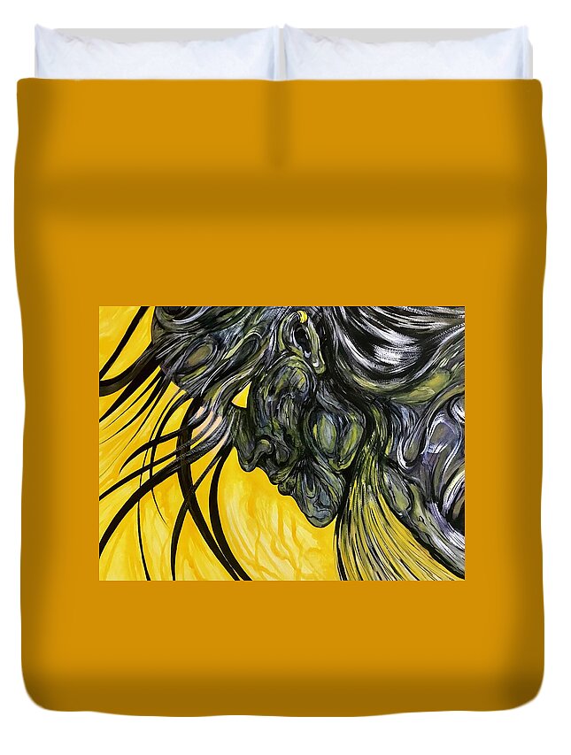 Yellow Eye2 - Duvet Cover