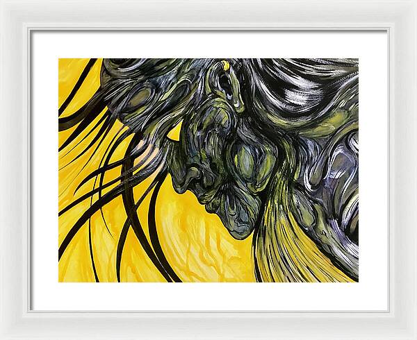 Yellow Eye2 - Framed Print