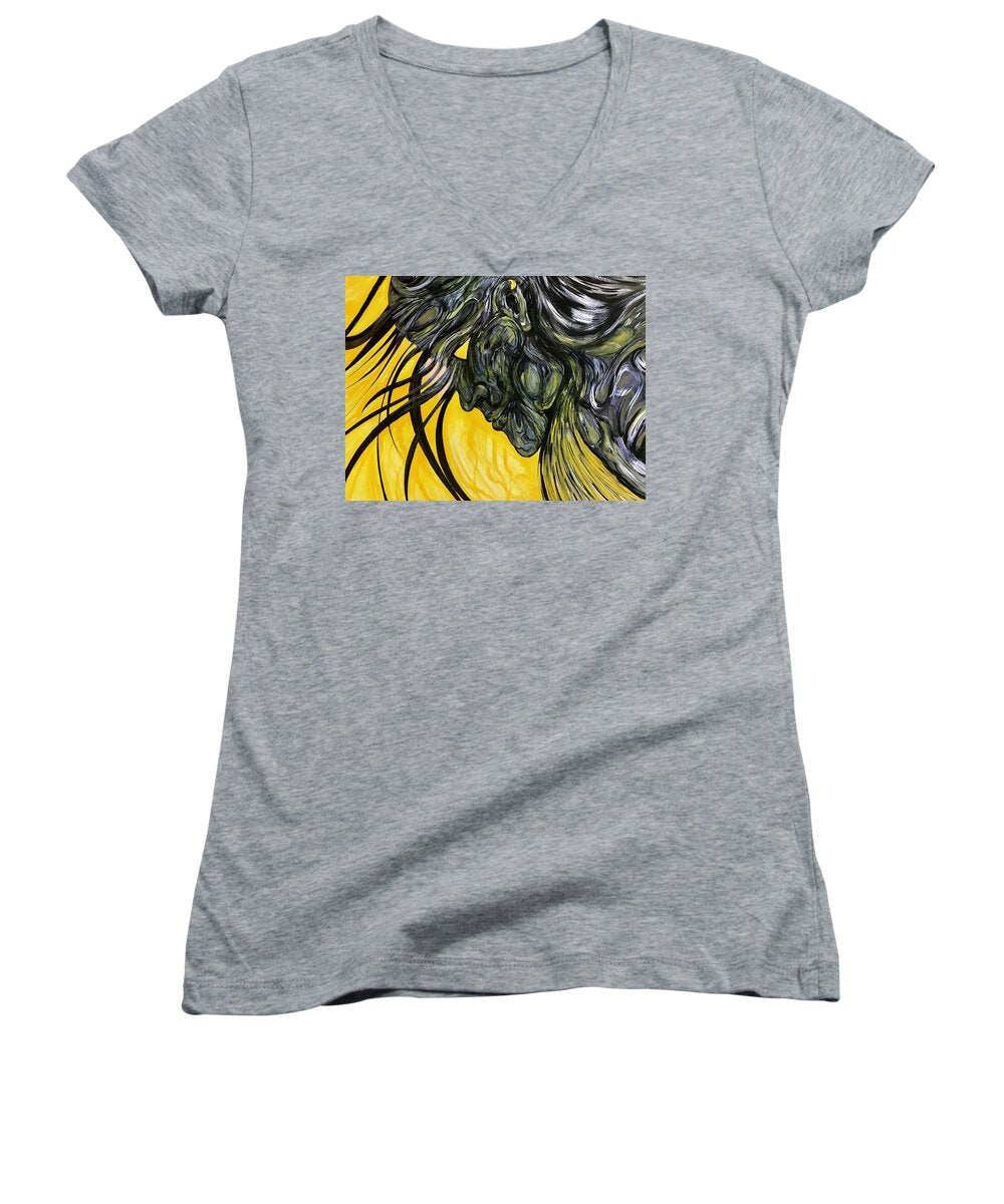 Yellow Eye2 - Women's V-Neck