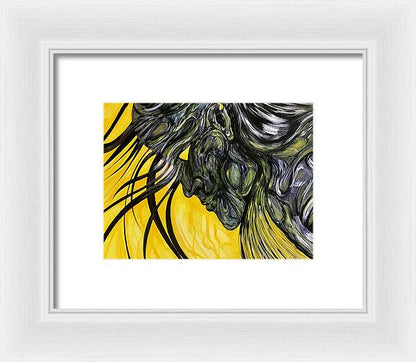 Yellow Eye2 - Framed Print