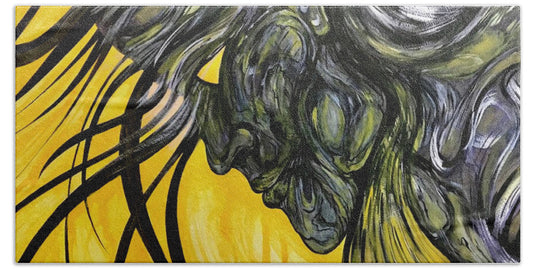 Yellow Eye2 - Bath Towel