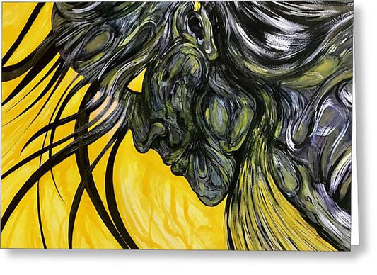 Yellow Eye2 - Greeting Card