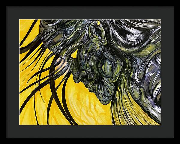 Yellow Eye2 - Framed Print