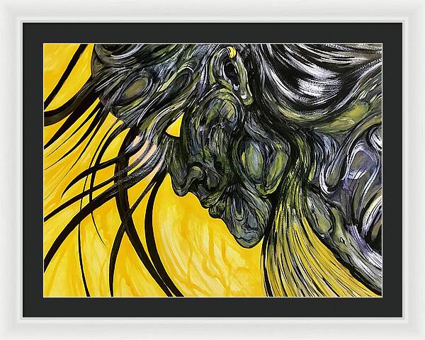 Yellow Eye2 - Framed Print