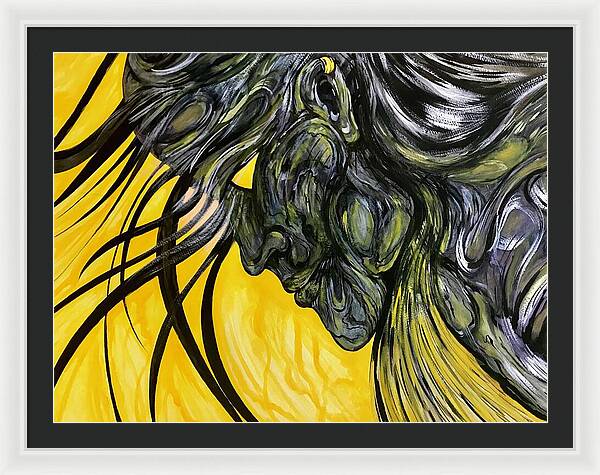 Yellow Eye2 - Framed Print
