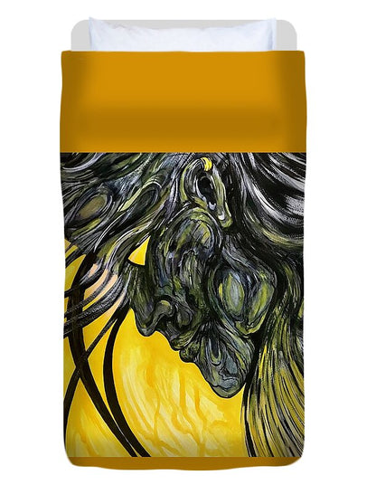 Yellow Eye2 - Duvet Cover