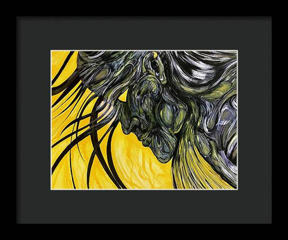 Yellow Eye2 - Framed Print