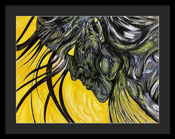 Yellow Eye2 - Framed Print