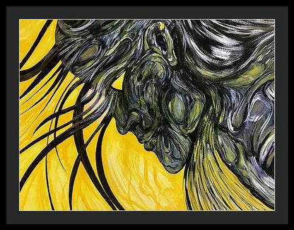 Yellow Eye2 - Framed Print