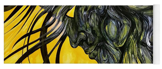 Yellow Eye2 - Yoga Mat