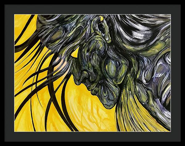 Yellow Eye2 - Framed Print
