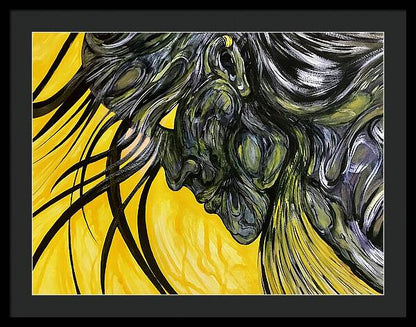 Yellow Eye2 - Framed Print
