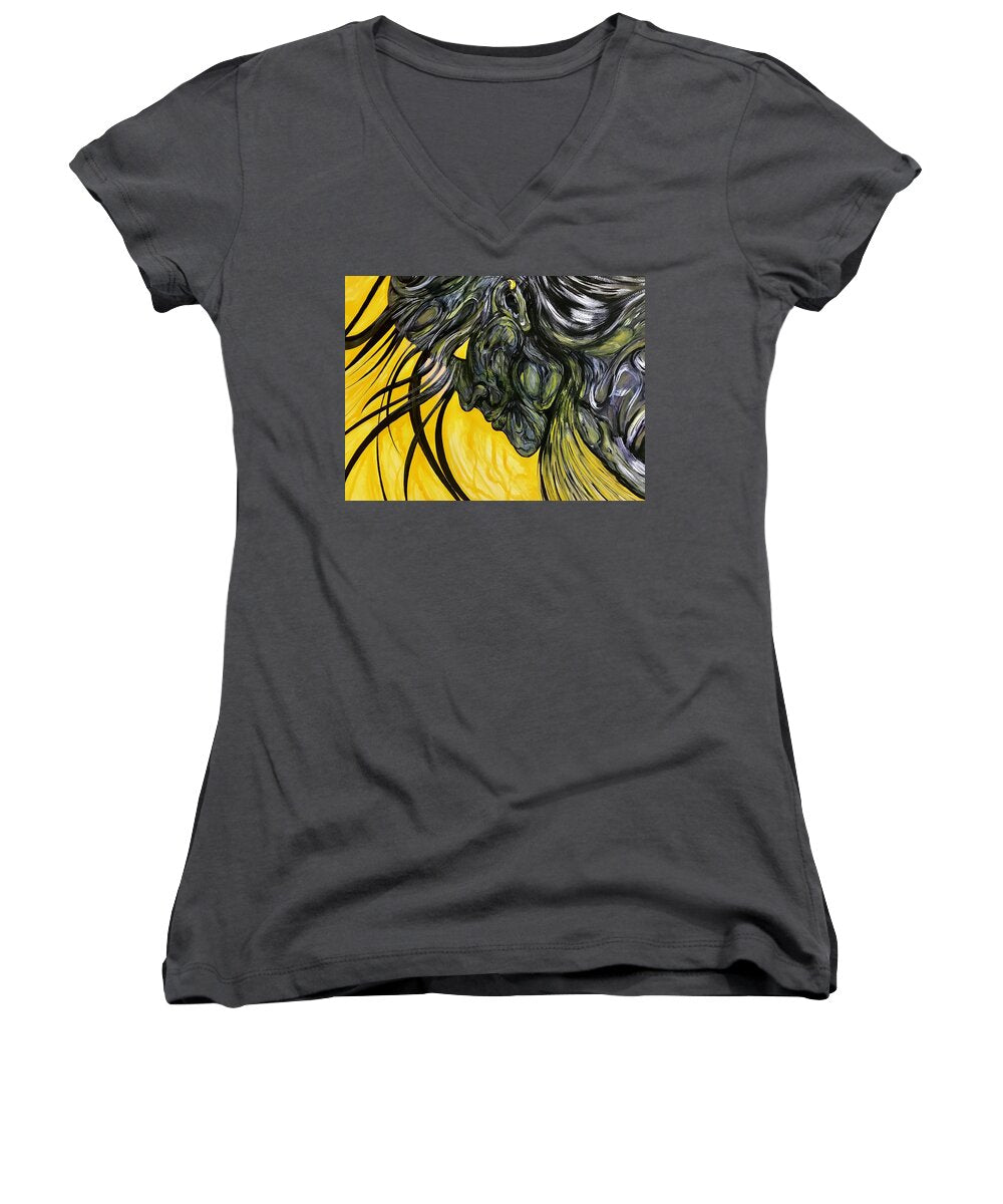 Yellow Eye2 - Women's V-Neck