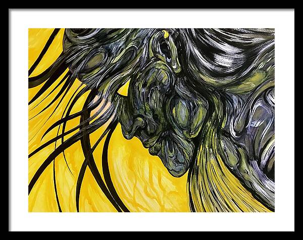 Yellow Eye2 - Framed Print