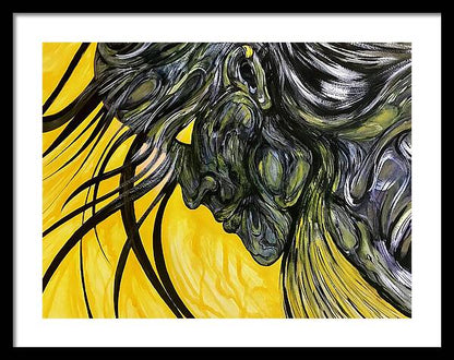 Yellow Eye2 - Framed Print