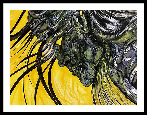 Yellow Eye2 - Framed Print