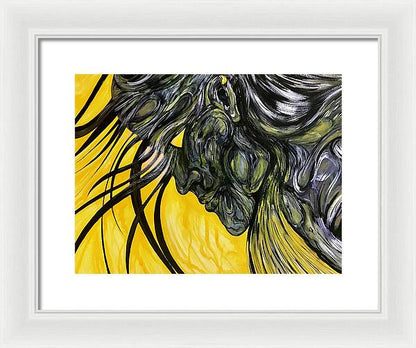 Yellow Eye2 - Framed Print