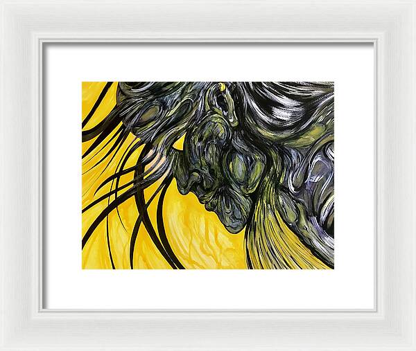 Yellow Eye2 - Framed Print