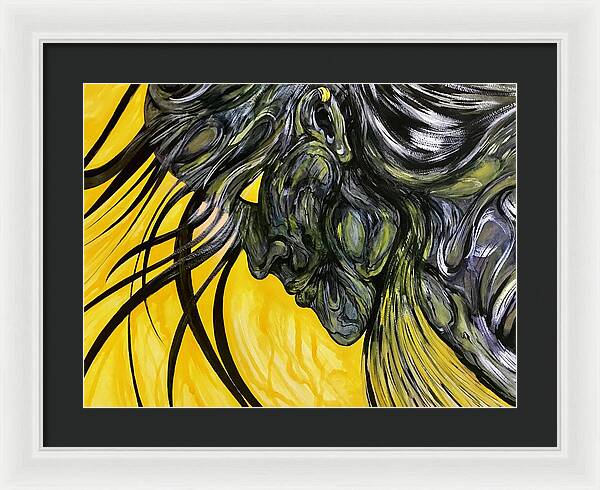 Yellow Eye2 - Framed Print