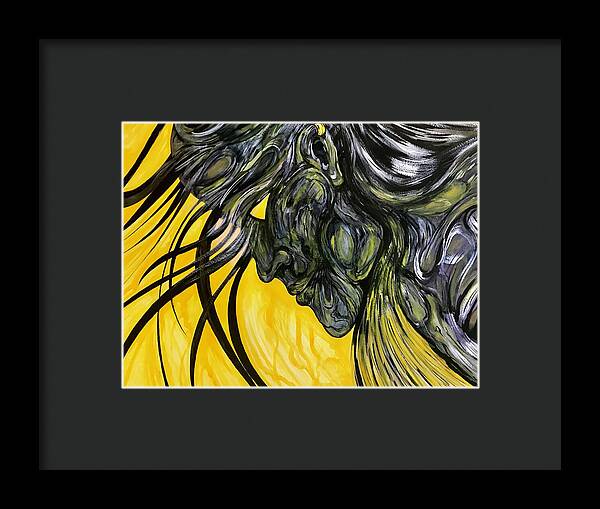 Yellow Eye2 - Framed Print