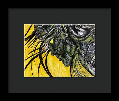 Yellow Eye2 - Framed Print