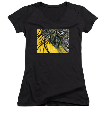 Yellow Eye2 - Women's V-Neck