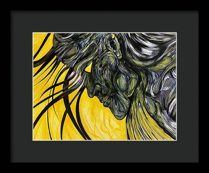 Yellow Eye2 - Framed Print