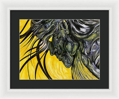 Yellow Eye2 - Framed Print
