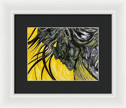 Yellow Eye2 - Framed Print