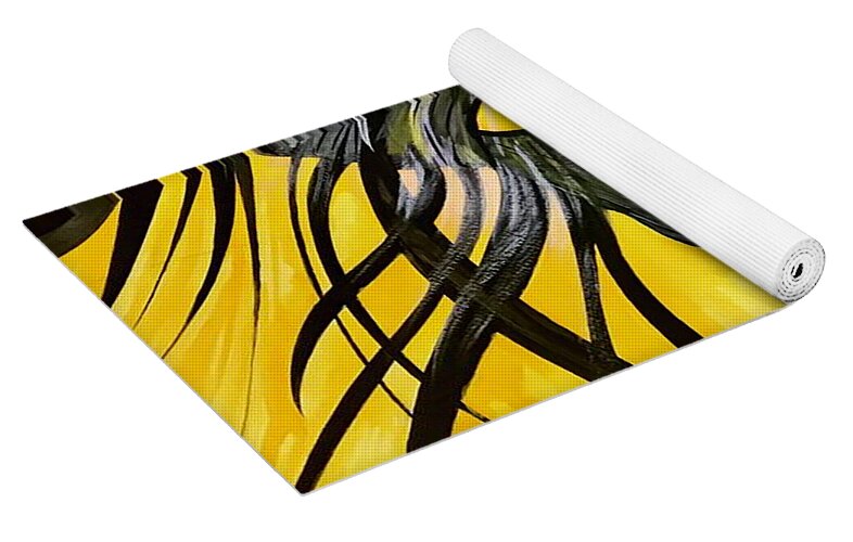 Yellow Eye2 - Yoga Mat