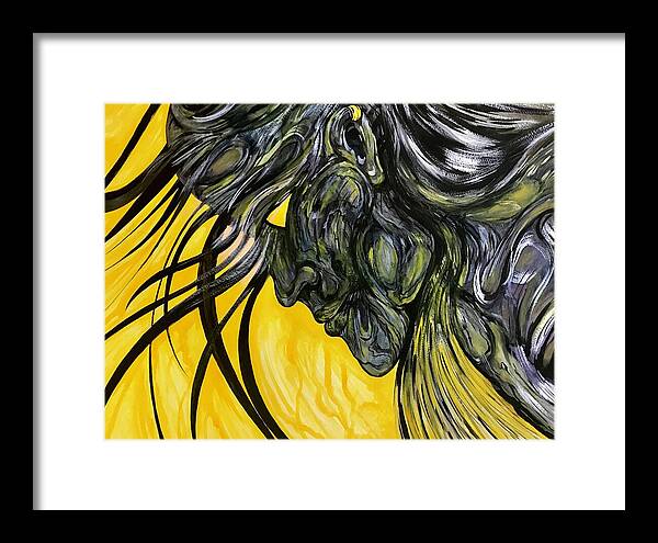 Yellow Eye2 - Framed Print