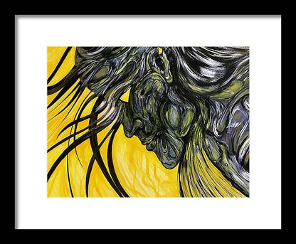 Yellow Eye2 - Framed Print