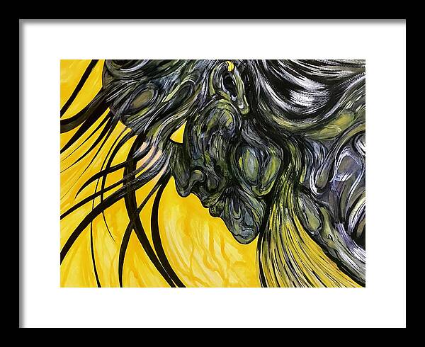 Yellow Eye2 - Framed Print