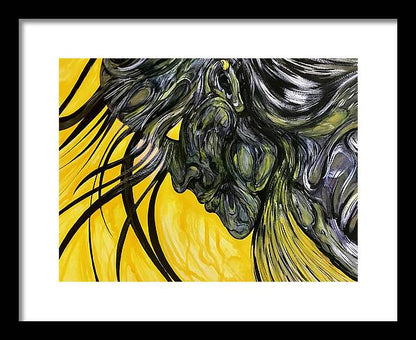 Yellow Eye2 - Framed Print