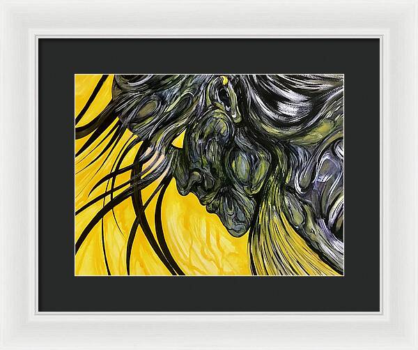 Yellow Eye2 - Framed Print