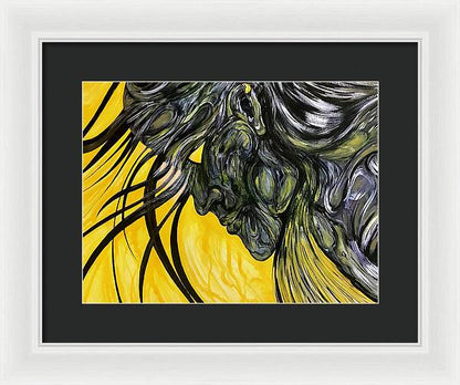 Yellow Eye2 - Framed Print