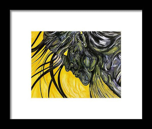 Yellow Eye2 - Framed Print
