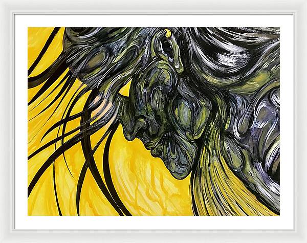 Yellow Eye2 - Framed Print